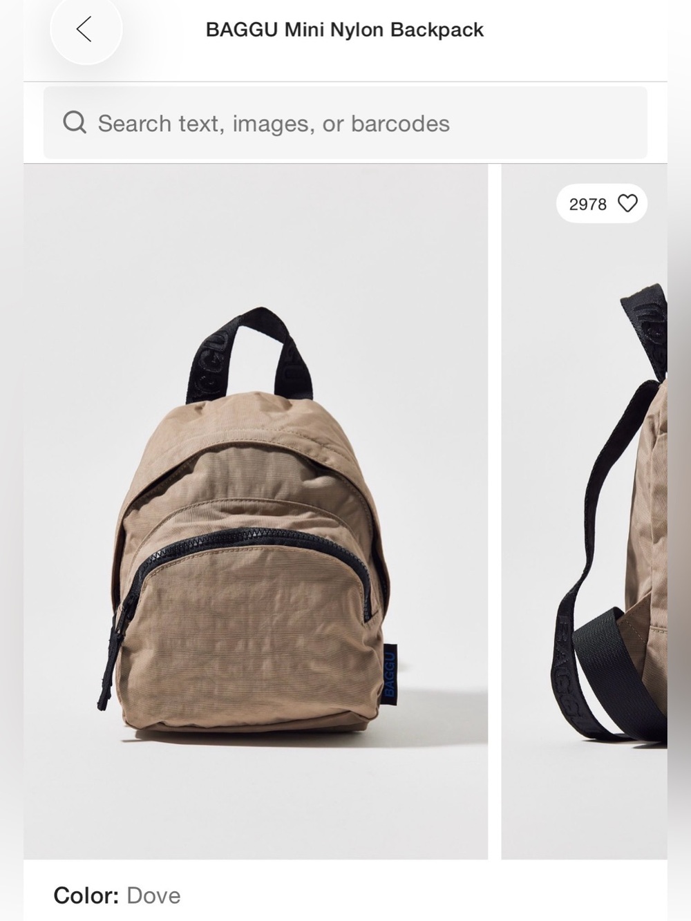Baggu Mini Nylon Backpack